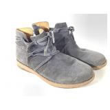 Born Suede Ankle Boots Gray Sz 10 M