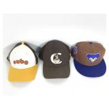 3 Cubs Baseball Caps