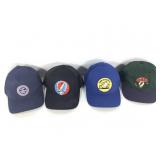 4 Grateful Dead Caps Varying Sizes