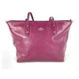 Coach Crossgrain Leather City Zip Tote