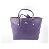 Coach Purple City Zip Tote F58348