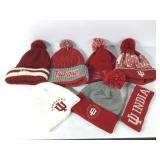 6 IU Hoosiers Stockings Caps & Ear Warmer