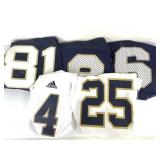 5 Notre Dame Football Jerseys