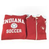 IU Champion Soccer Hoodie & Vtg Jacket