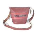 Coach Logan Duffle Burgundy Multi Leather Bag