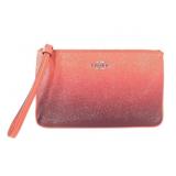 Coach Red Orange Ombre Wristlet