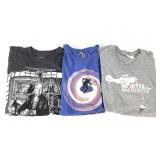 3 Alfred Hitchcock Tee Shirts Sz L