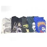 5 Movie Tee Shirts Sz L
