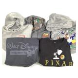 3 Walt Disney Hoodies 2 Walt Disney Jackets M-L