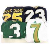 4 Notre Dame Football Jerseys