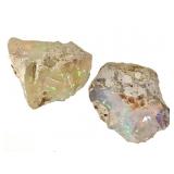 Ov Forest Gr Sapphire .89 Ct & 1.5 Ct Amethyst