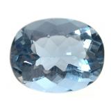 Color Changing BL Fluorite AAA 7.46 CT 13 x 10 mm