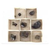 8 Garnet xl Clusters Garnet Hill Mine 3.5 oz TW