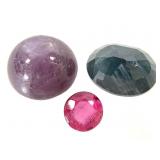 Star Sapphire 5 CT Spinel .4 CT & BL Sapphire 2.9