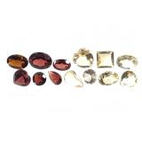 6 Spessartine & Py Grt 4.75 CT 7 Chrysoberyl 5.25