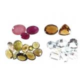 Chrysoberyl 3+ CT Topaz 4+CT Rubies 2+CT Sps 2 CT
