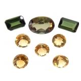 2 Gr Tourmaline EC & Andelusite OC & 5 Mad Citrine