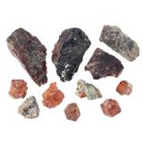 Raw N. Creek NY & Essonite Garnets