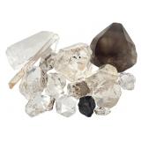 10 Herkimer Diamonds Smoky & 2 Quartz Pnt 59.50 g