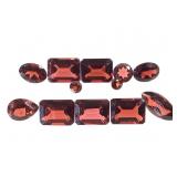 12 Blood Red Garnets 14.55 CTTW