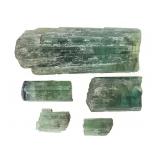 5 Green Tourmaline 12.10 Grams