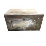 Large Wooden Tool Chest w/ Tray