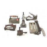 Antique Staplers Cutting Tool Craftsman Scraper