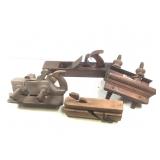 4 Antique Filletster & Grooving Planes