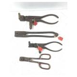 4 Plier Type Bullet Molds