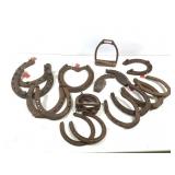 Old Horseshoes - Several Unusual & Large Types