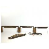 4 Antique Drawknifes