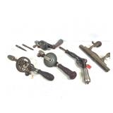 Millers Falls Craftsman Hand Drills + Drill Items