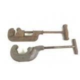Large Companion & Beaver Pipe Cutters 2 Total