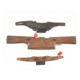 3 Antique Wooden Spoke Shaves