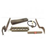 Antique Wheel Lock Rasps Brass Clamp Mold