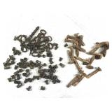 Antique Hand Forged Mini RR Spikes & Adapters