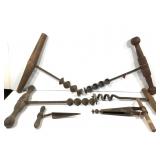 Large T Handle Wood Augers