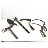 3 Hand Scythes Yacht Scraper Combo Digger Trowel