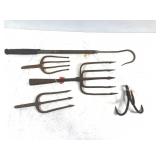 Gig Spear Heads Fish Gaff & Large Tri Hook