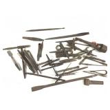 Antique Tapered Drill Bits & Screw Drivers