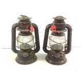 Boat Signal Lantern & 2 Other Kerosene Lamps