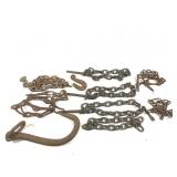 Large 14" Hook & Chain Assemblies