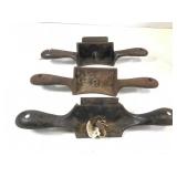 3 Antique Stanley Cabinet Scrapers