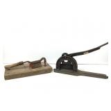 Star Cast Iron & Primitive Tobacco Cutters
