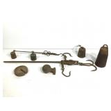 2 Antique Cotton/Tobacco Scales & Weights