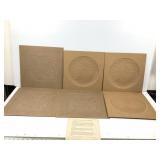 NOS Six Count of Fiber Replacement Chair Seats