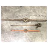 2 VTG Pipe Threaders Walworth NYE & 1 Modern