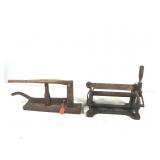 Antique Leather Splitter/Skiver & Primitive Press