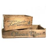Antique Wooden Crates