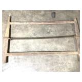 VTG Frame Pit Saw Damaged